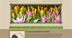 Desktop Screenshot of conventionflorist.com