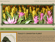 Tablet Screenshot of conventionflorist.com